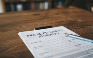 pre settlement funding form